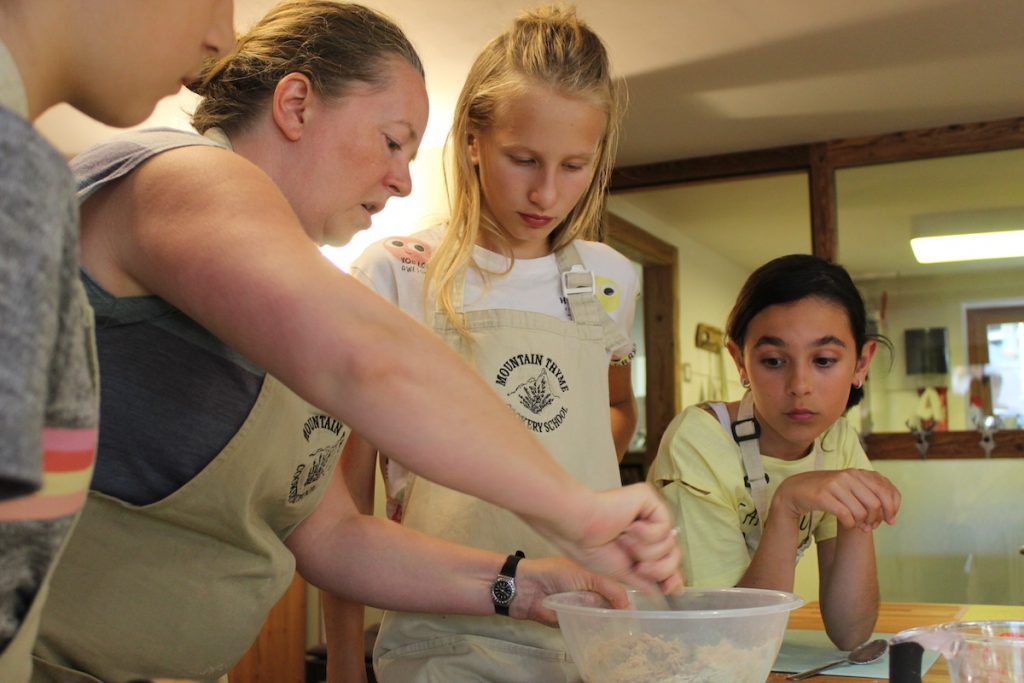Mountain Thyme cooking class at Altitude Summer camp